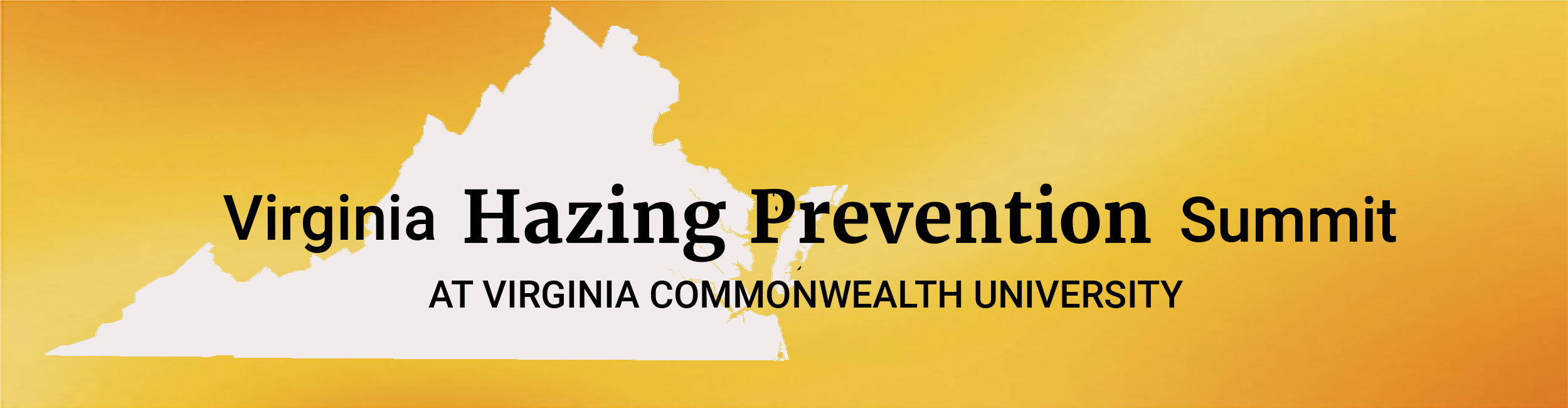 Virginia Hazing Prevention Summit Banner